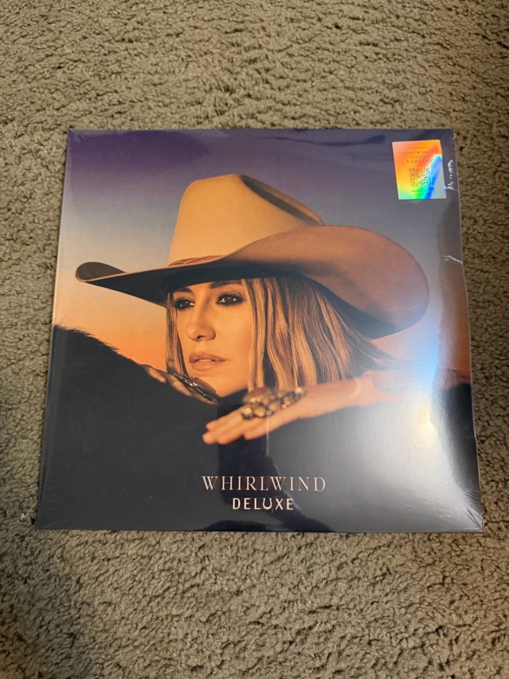 Whirlwind Deluxe Vinyl LP - Beige Cowboy Hat Cover